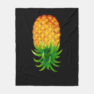 Ananas Fleecedecke