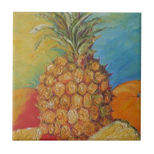 Ananas-Fliese Fliese (Vorderseite)