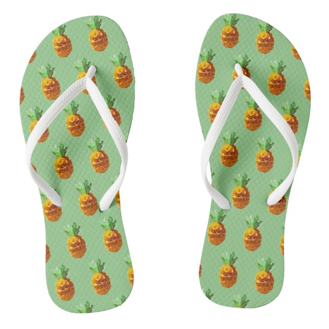 Ananas Flip Flops (Fußbett)