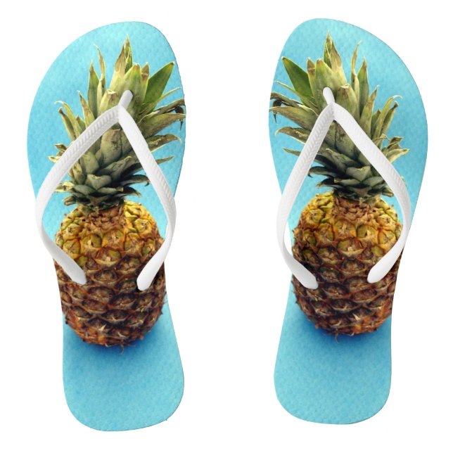 Ananas Flip Flops (Fußbett)