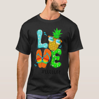 Ananas Flipflops Liebe Sommer Ni Premium (26) T-Shirt