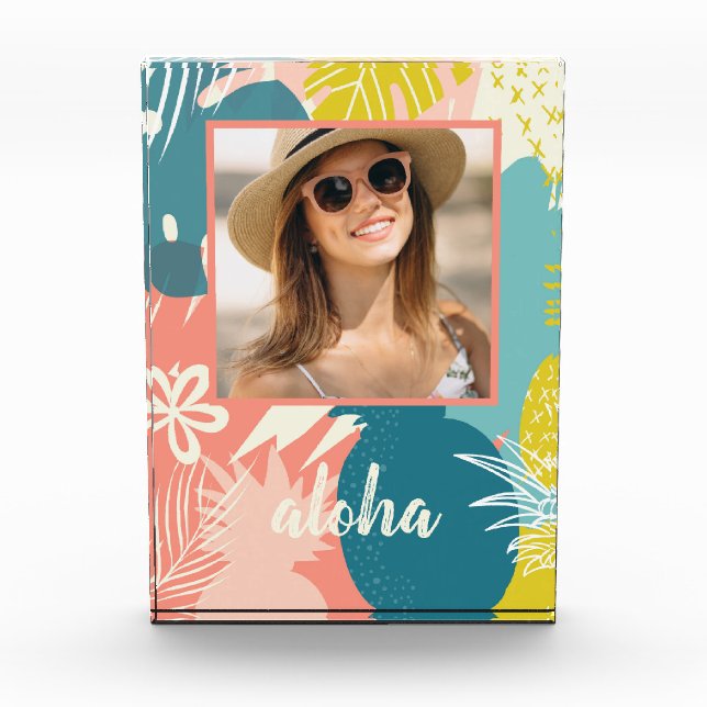 Ananas Fotoblock (Vorderseite)