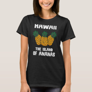 Ananas Frauen Männer Hawaiian Aloha Tropical Honol T-Shirt