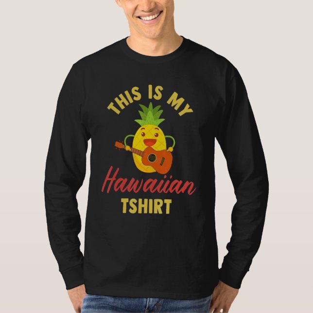 Ananas Frauen Männer Hawaiian Aloha Tropical Honol T-Shirt (Vorderseite)