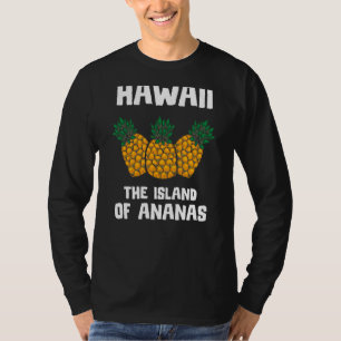Ananas Frauen Männer Hawaiian Aloha Tropical Honol T-Shirt