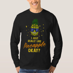 Ananas Frauen Männer Hawaiian Aloha Tropical Honol T-Shirt