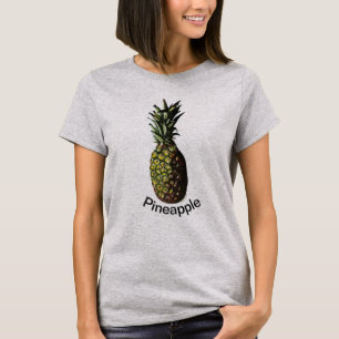 Ananas, Frauenschleifen T-Shirt