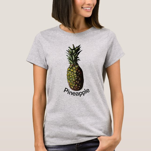 Ananas, Frauenschleifen T-Shirt (Vorderseite)