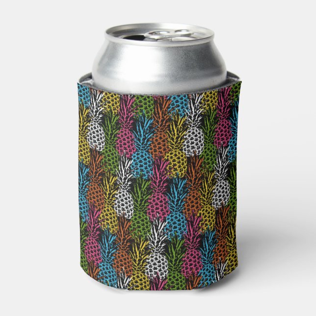 Ananas, frei und süß dosenkühler (Kanne Vorderseite)