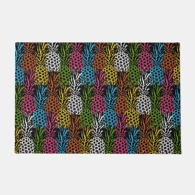 Ananas, frei und süß fußmatte (Vorderseite)
