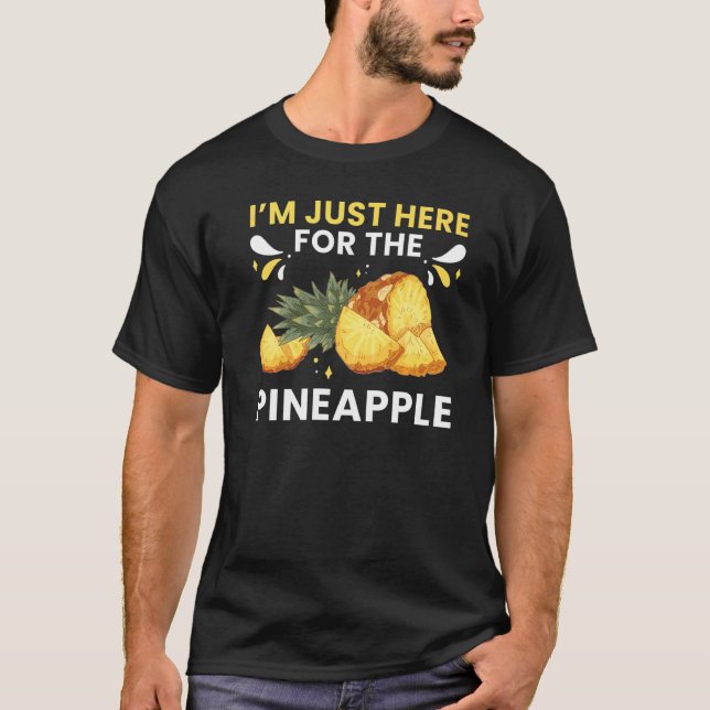Ananas Frucht Pflanze Juice Funny Hawaiian Quotes T-Shirt (Vorderseite)