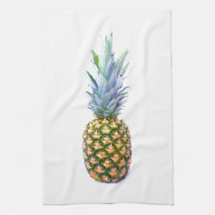 Ananas Frucht Strand Dessert Bunt Tropisch Geschirrtuch