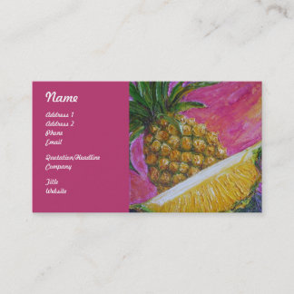 Ananas-Frucht-Visitenkarten Visitenkarte