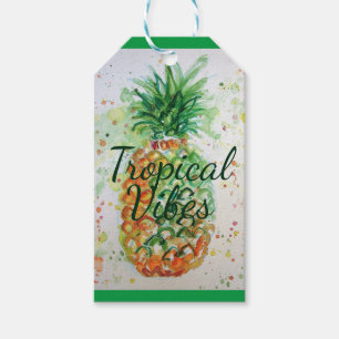 Ananas Fruchtfutter tropische Früchte Orange Limon Geschenkanhänger