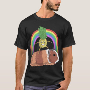 Ananas Fruchtreitende Guinea Schweinegrippe Niedli T-Shirt
