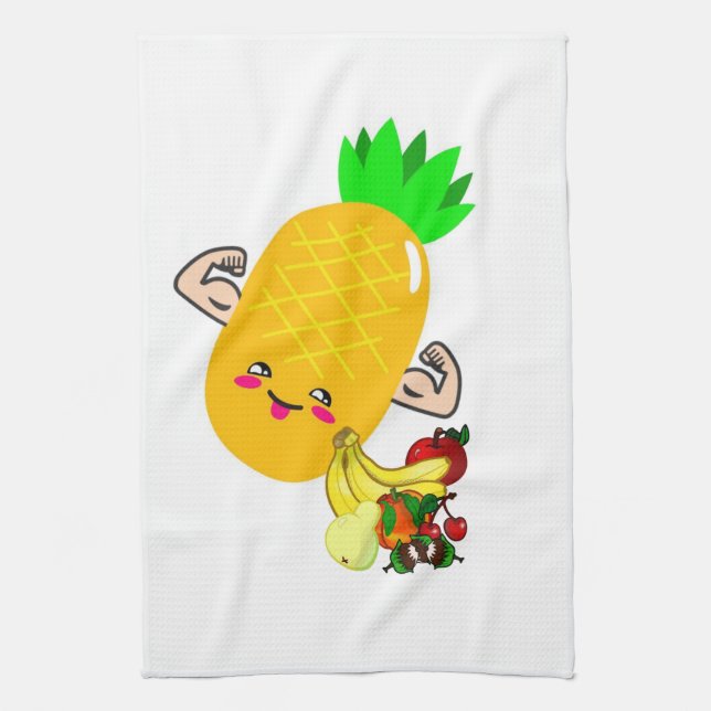 Ananas Fruit Kitchen Handtuch (Vertikal)
