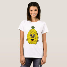 Ananas Funny Face Cartoon Women's, ZSSG T-Shirt