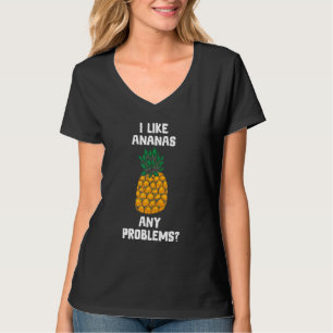 Ananas für Frauen Mädchen Männer Tropischer Honolu T-Shirt