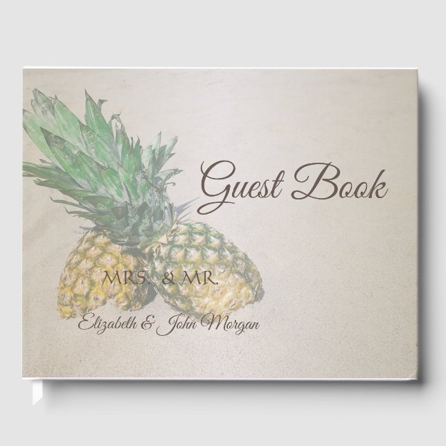 Ananas Gästebuch (Vorderseite)