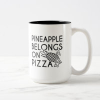 Ananas gehört auf Pizza