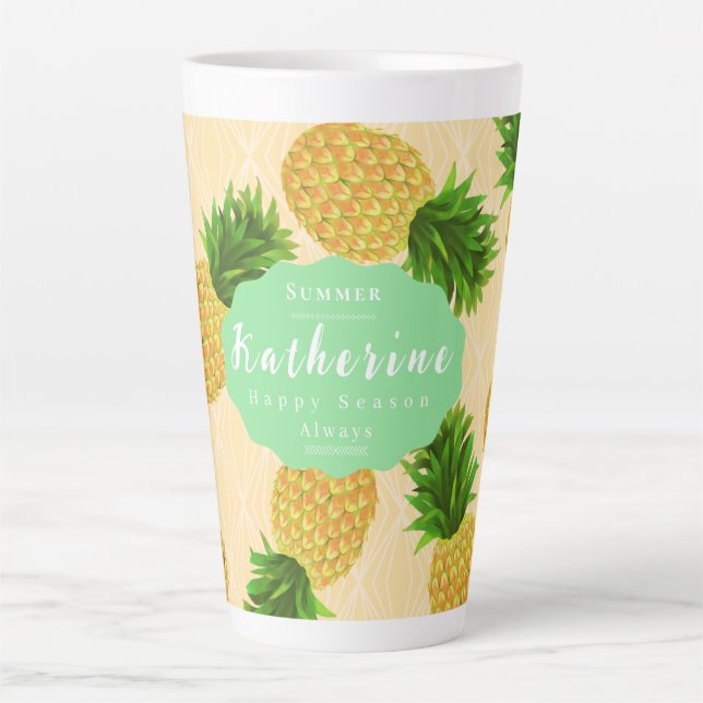 Ananas gelb milchtasse (Vorderseite)