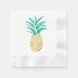Ananas-Gemälde tropisch Serviette