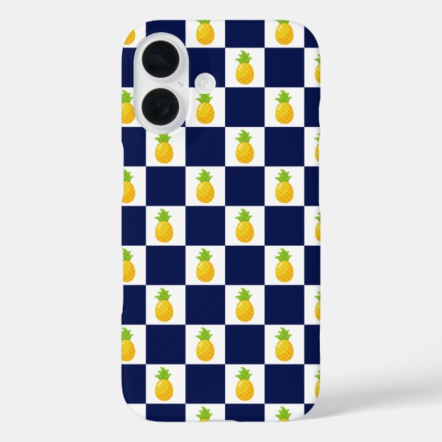 Ananas Geprüftes iPhone 16 Gehäuse Case-Mate iPhone Hülle (Rückseite)