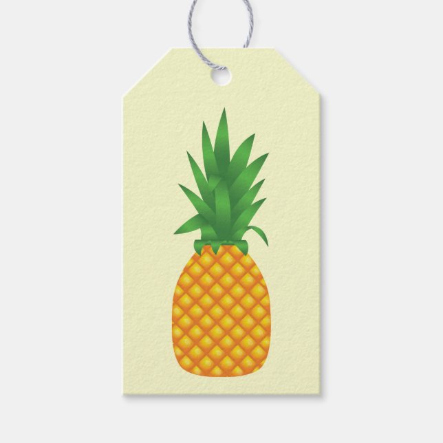 Ananas Geschenkanhänger (Vorderseite)