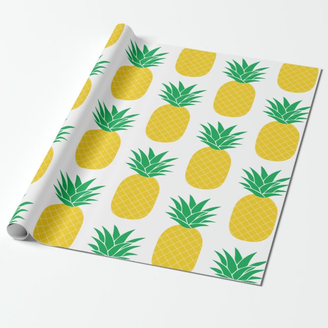 Ananas Geschenkpapier (Ungerollt)