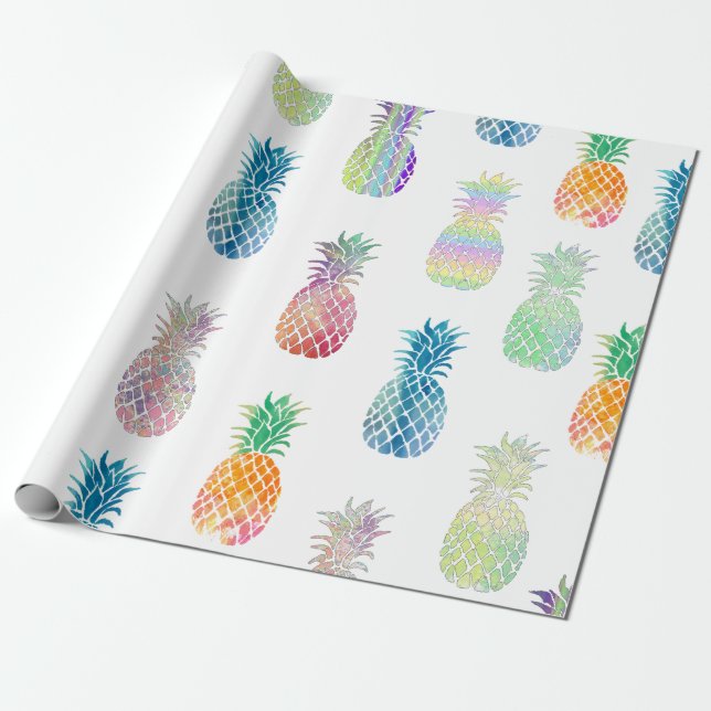 Ananas Geschenkpapier (Ungerollt)