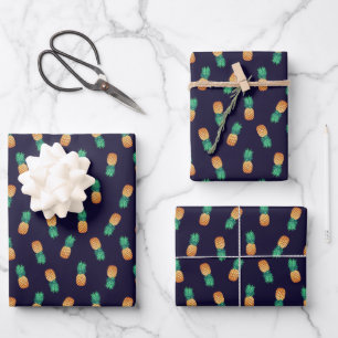 Ananas Geschenkpapier Set