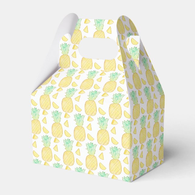 Ananas Geschenkschachtel (Vorderseite)