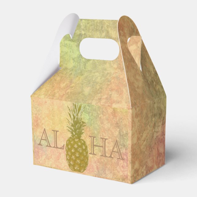 Ananas-Gesichtskasten Geschenkschachtel (Vorderseite)