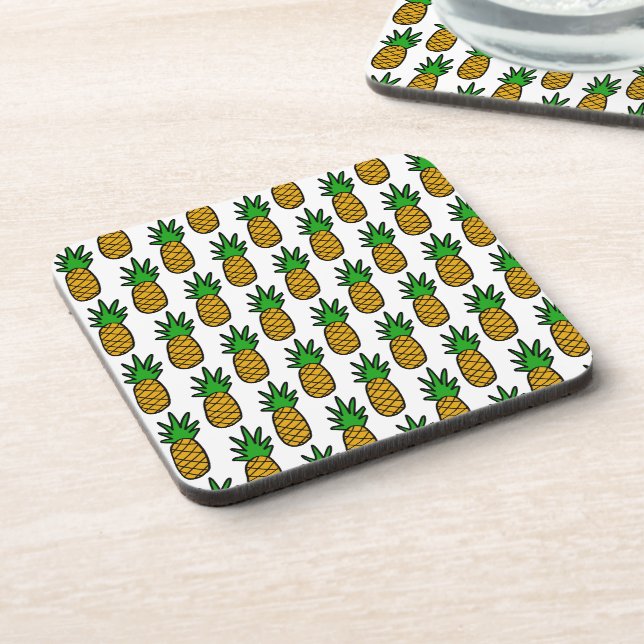 Ananas Getränkeuntersetzer (Linke Seite)