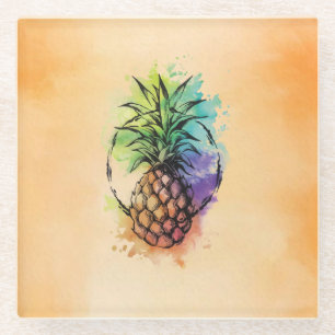 Ananas Glasuntersetzer