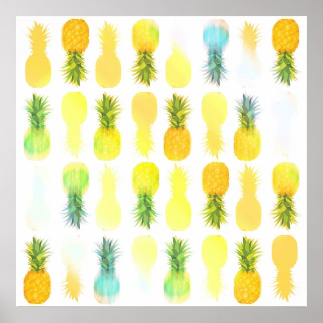 Ananas-Glow - Poster (Vorne)
