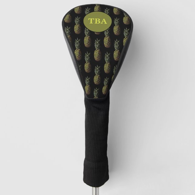 Ananas Golf Head Cover Headcover (Vorderseite)