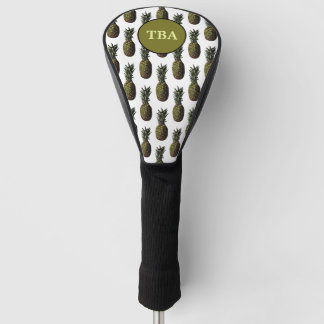 Ananas Golf Head Cover - Personalisiertes Monogram Headcover