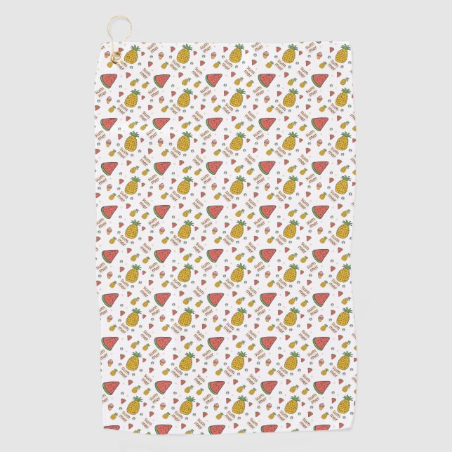 Ananas Golfhandtuch (Vorderseite)
