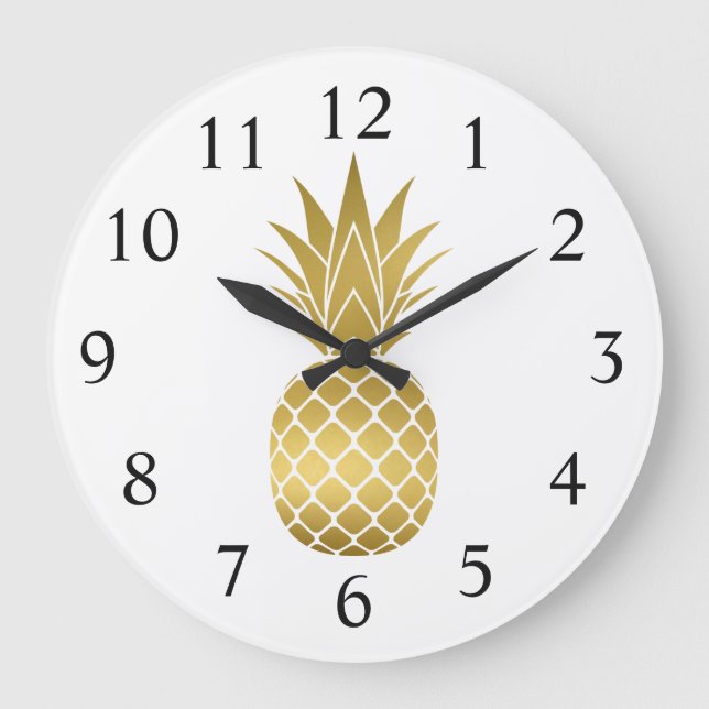 Ananas, große Uhr (Vorderseite)