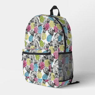 Ananas Grunge Palms Bedruckter Rucksack