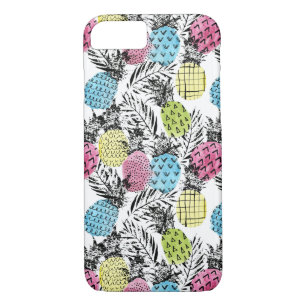 Ananas Grunge Palms Case-Mate iPhone Hülle