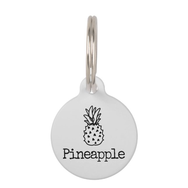 Ananas Haustiermarke (Vorderseite)