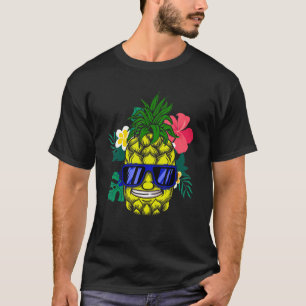Ananas Hawaiian Aloha Tropical Honolulu Frauen m T-Shirt