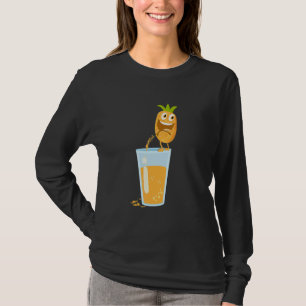 Ananas Hawaiian Aloha Tropical Honolulu Frauen m T-Shirt