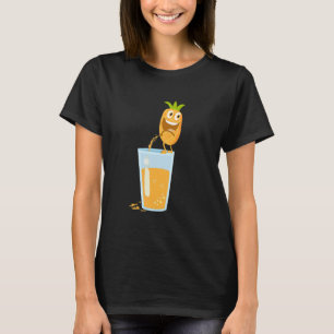 Ananas Hawaiian Aloha Tropical Honolulu Frauen m T-Shirt