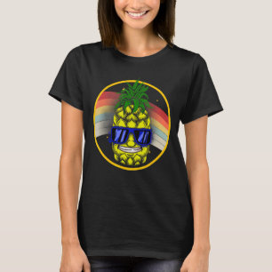 Ananas Hawaiian Aloha Tropical Honolulu Frauen m T-Shirt