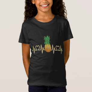 Ananas-Heartbeat I Tropisches Obst Ananas I T-Shirt