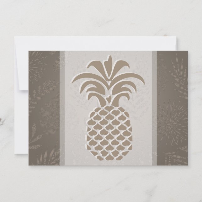 Ananas Herz Danke, Karten (Vorderseite)