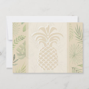 Ananas-Herzen-Dankeskarten Dankeskarte